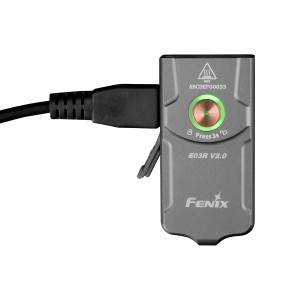 Latarka LED Fenix E03R V2.0 szara