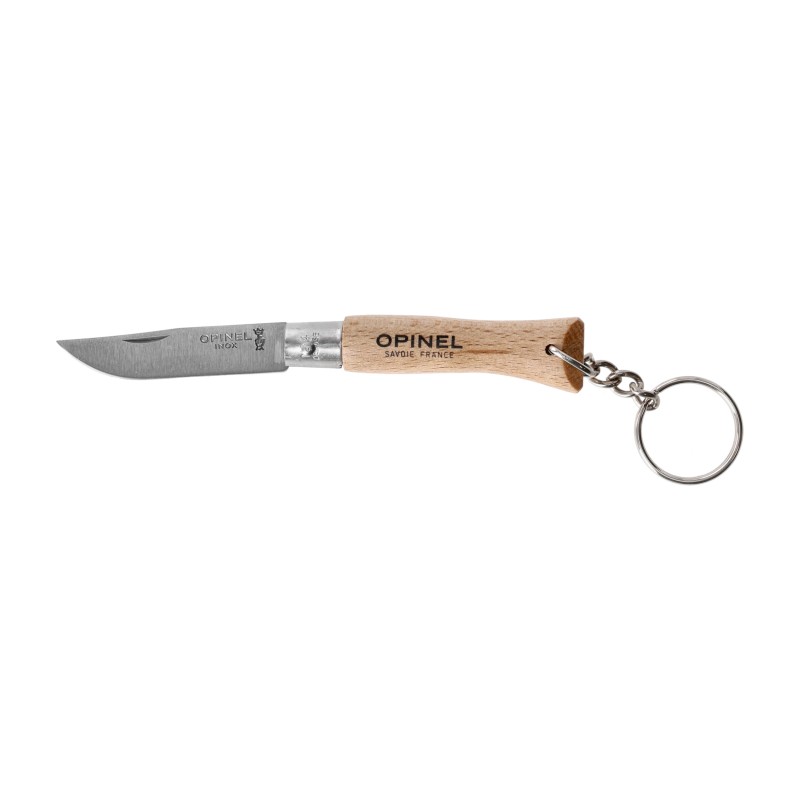 Nóż składany Opinel Colorama 04 brelok inox naturalny