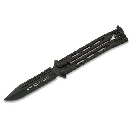 Nóż motylek K25 36214 Balisong Black