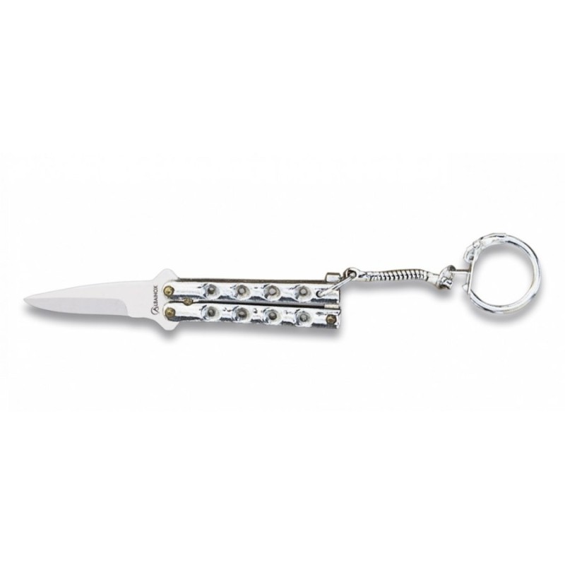 Nóż Brelok Albainox 02056-C Balisong Zamak Chrome