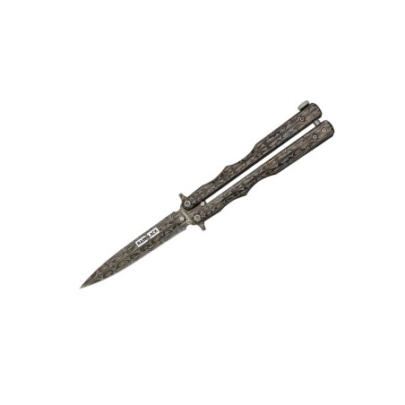 Nóż Albainox 02281 Rainblack Laser Balisong
