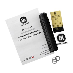 Tłumik do broni BK Precise BKNT4-38 QD Taplock Cage 1/2x28 UNEF