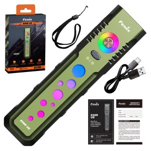 Latarka LED Fenix E08R UE oliwkowa