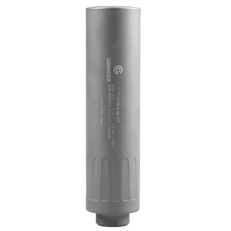 Tłumik do broni Gomander Tactinox DT 5,56 mm 1/2x28 UNEF szary