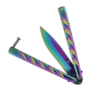 Nóż Magnum Balisong Rainbow 06EX401