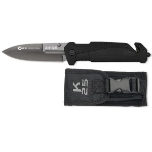 Nóż Taktyczny K25 AH-64 18871 Rubber Black