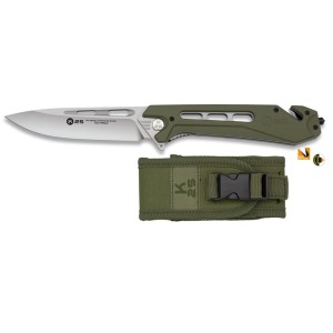 Nóż K25 25243 Tactical CNC XL Green G10