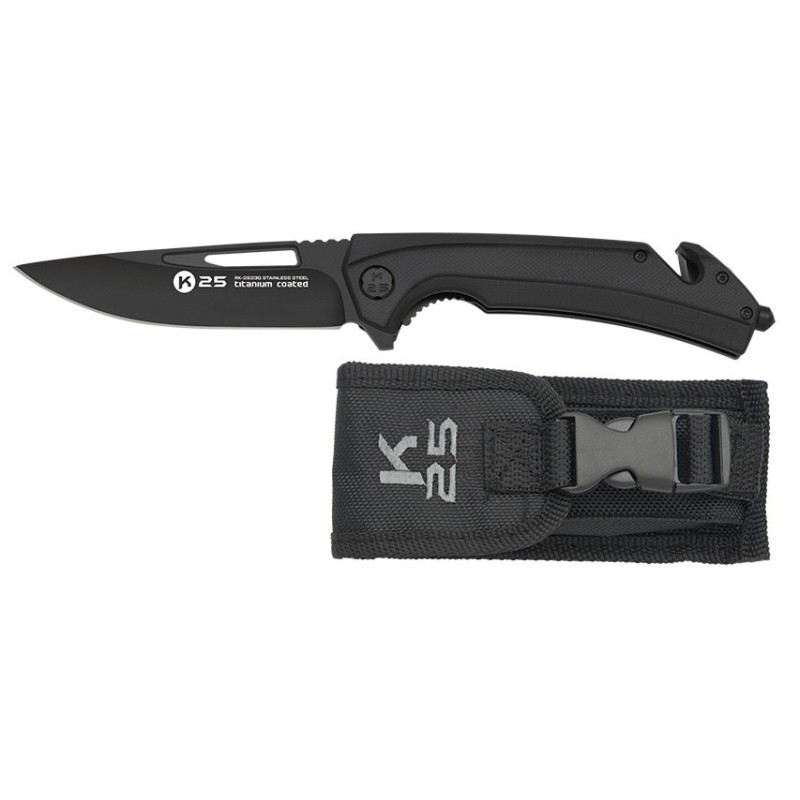 Nóż K25 25236 Tactical Black G10