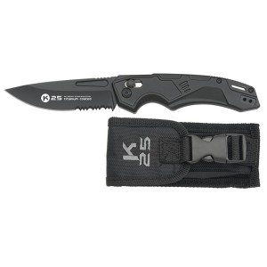 Nóż K25 25245 Black Aluminium Titanium Coated