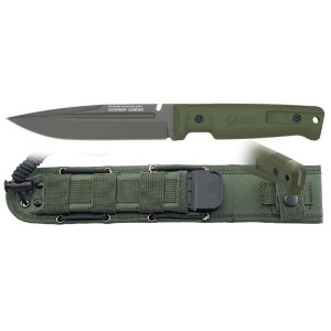 Nóż K25 32756 Tactical Green Rubber TC