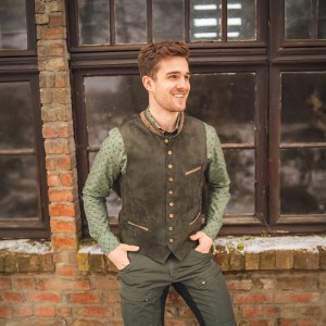 Kamizelka OS-Trachten - dark green
