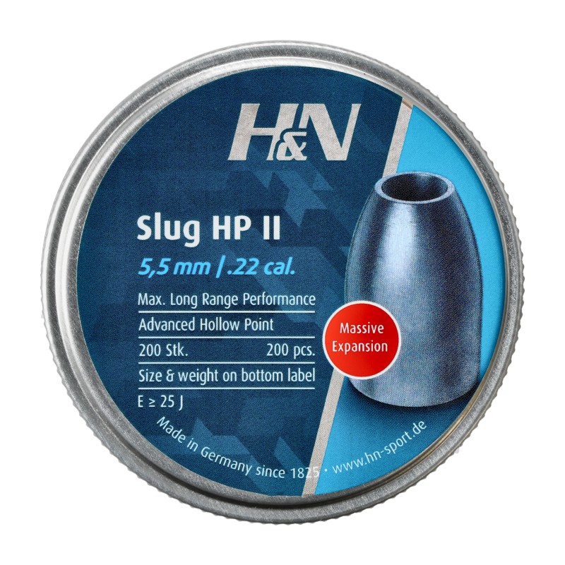 Śrut diabolo H&N Slug HP II 5,53 mm 200 szt.
