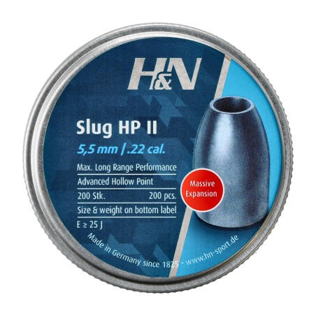 Śrut diabolo H&N Slug HP II 5,53 mm 200 szt.