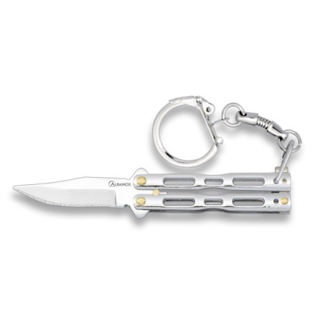 Nóż Brelok Albainox 02180-C Balisong Zamak Chrome