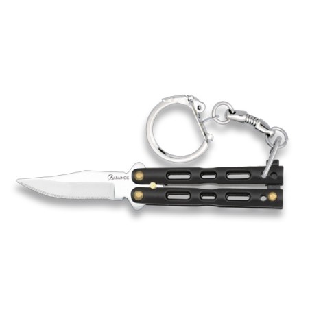 Nóż Brelok Albainox 02180-N Balisong Zamak Black