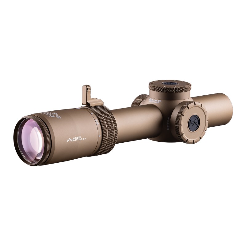 Luneta celownicza Primary Arms Compact PLx-1-8x24 FFP RDB ACSS Raptor 5.56/.308 Yard G2 Reticle - FDE