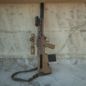 Luneta celownicza Primary Arms Compact PLx-1-8x24 FFP RDB ACSS Raptor 5.56/.308 Yard G2 Reticle - FDE