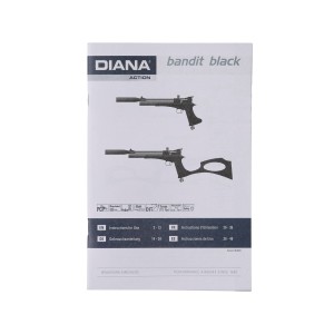 Wiatrówka Diana PCP Bandit Black 5,5 mm