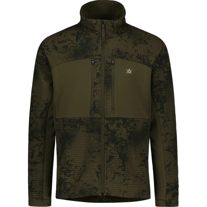 BLUZA ALASKA myśliwska, lekka kurtka Hunter Active Ms Night Green Blur cienka bluza techniczna