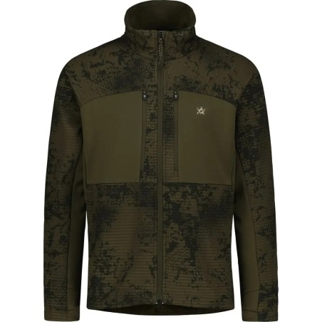 BLUZA ALASKA myśliwska, lekka kurtka Hunter Active Ms Night Green Blur cienka bluza techniczna