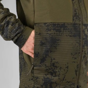 BLUZA ALASKA myśliwska, lekka kurtka Hunter Active Ms Night Green Blur cienka bluza techniczna
