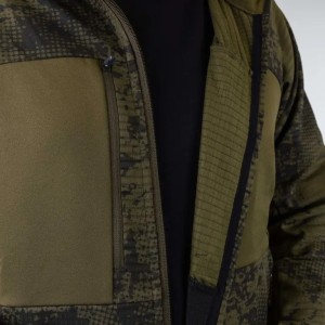 BLUZA ALASKA myśliwska, lekka kurtka Hunter Active Ms Night Green Blur cienka bluza techniczna