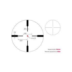 Luneta celownicza Vortex Crossfire II Hog Hunter 3-12x56 30 mm AO V-Brite
