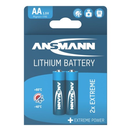 Baterie litowe Ansmann AA / FR6 2 szt.