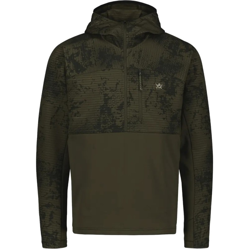 BLUZA ALASKA myśliwska, lekka kurtka Hunter Active Ms Hoodie Night Green Blur cienka bluza techniczna