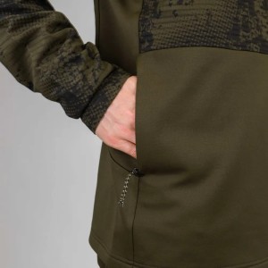 BLUZA ALASKA myśliwska, lekka kurtka Hunter Active Ms Hoodie Night Green Blur cienka bluza techniczna