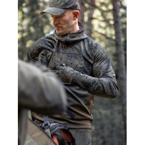 BLUZA ALASKA myśliwska, lekka kurtka Hunter Active Ms Hoodie BlindTech Forest cienka bluza techniczna