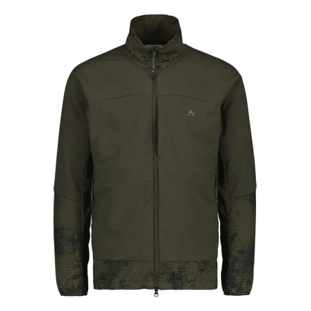 KURTKA ALASKA myśliwska, bluza Hunter Active Ms Hybrid Night Green Blur z ociepleniem
