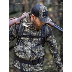 KURTKA ALASKA myśliwska, bluza Hunter Active Ms Hybrid BlindTech Forest z ociepleniem