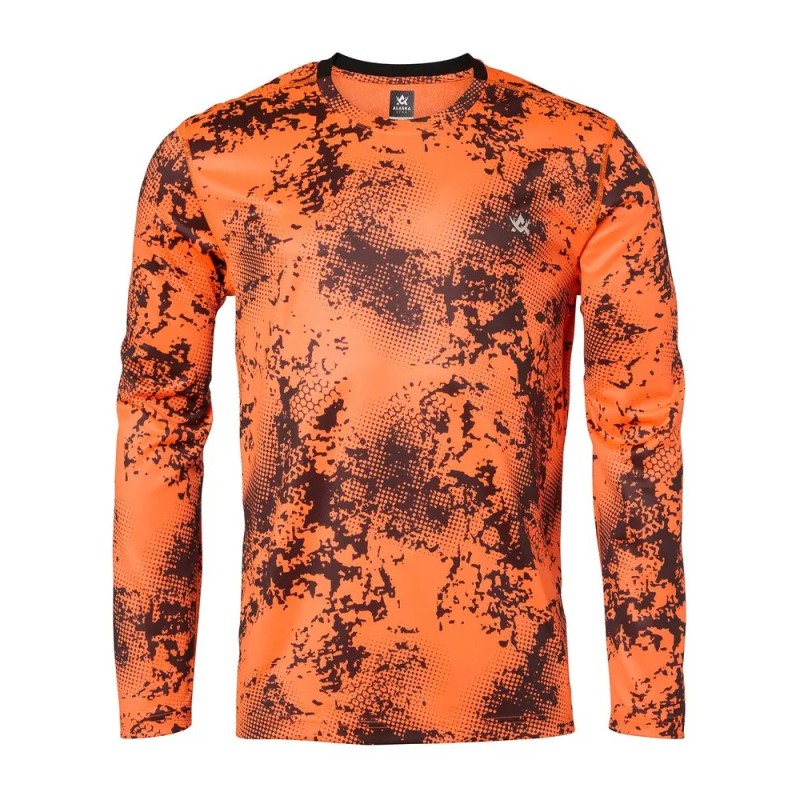 KOSZULKA ALASKA myśliwska T-shirt, CoolDry MS LS BlindTech Blaze koszulka techniczna z długim rękawem