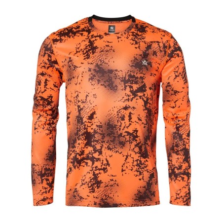 KOSZULKA ALASKA myśliwska T-shirt, CoolDry MS LS BlindTech Blaze koszulka techniczna z długim rękawem