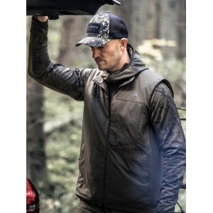 KAMIZELKA ALASKA Active Hunter Ms Vest Night Green ocieplana