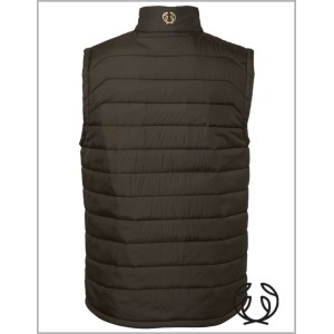 KAMIZELKA Chevalier Quintin Padded Leather Brown ocieplana