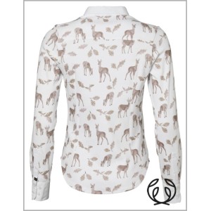 KOSZULA Chevalier damska Leslie Half Placket Jersey Shirt Women Oh Deer Pink