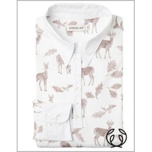 KOSZULA Chevalier damska Leslie Half Placket Jersey Shirt Women Oh Deer Pink