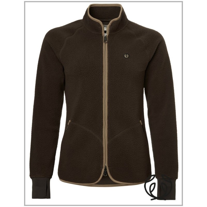 BLUZA Chevalier Pax Light Pile jacket damski, KURTKA ciepły polar Leather Brown