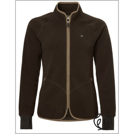 BLUZA Chevalier Pax Light Pile jacket damski, KURTKA ciepły polar Leather Brown