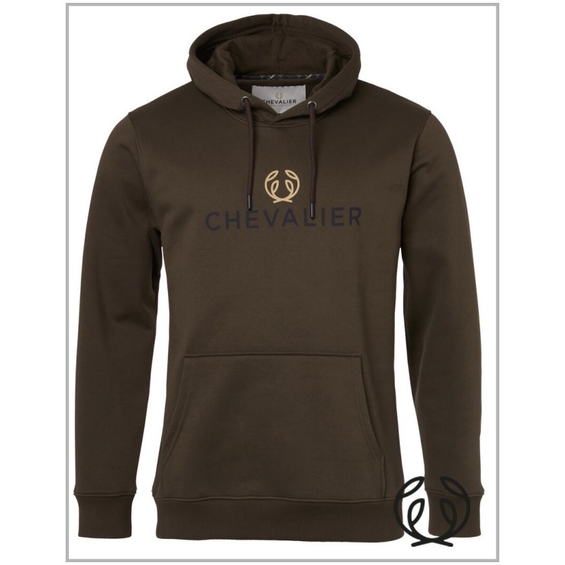 BLUZA Chevalier Hill Hoodie Men Leather Brown