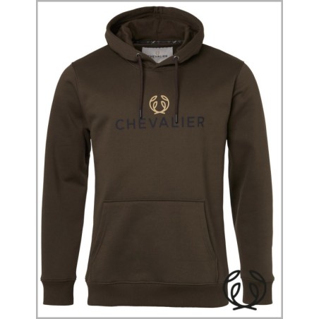 BLUZA Chevalier Hill Hoodie Men Leather Brown