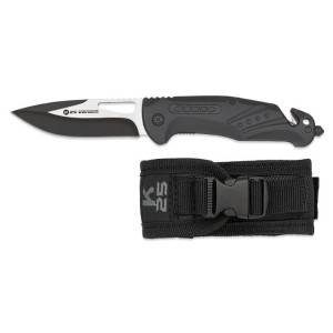 Nóż K25 25008 Tactical Black Aluminium