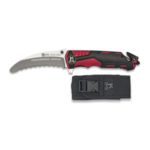 Nóż K25 19996 Rescue Red-Black Aluminium TC