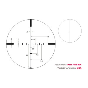 Luneta celownicza Vortex Diamondback 4-12x40 1'' BDC MOA