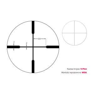 Luneta celownicza Vortex Diamondback 4-12x40 1'' BDC MOA