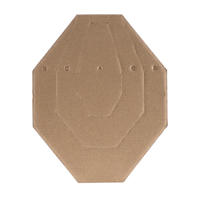 Kartonowe Range Solutions Tarcze IPSC MINI Biało-Brązowe 50szt