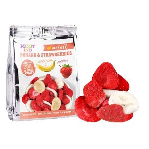 Mixit Chrupiący banan i truskawka 23 g