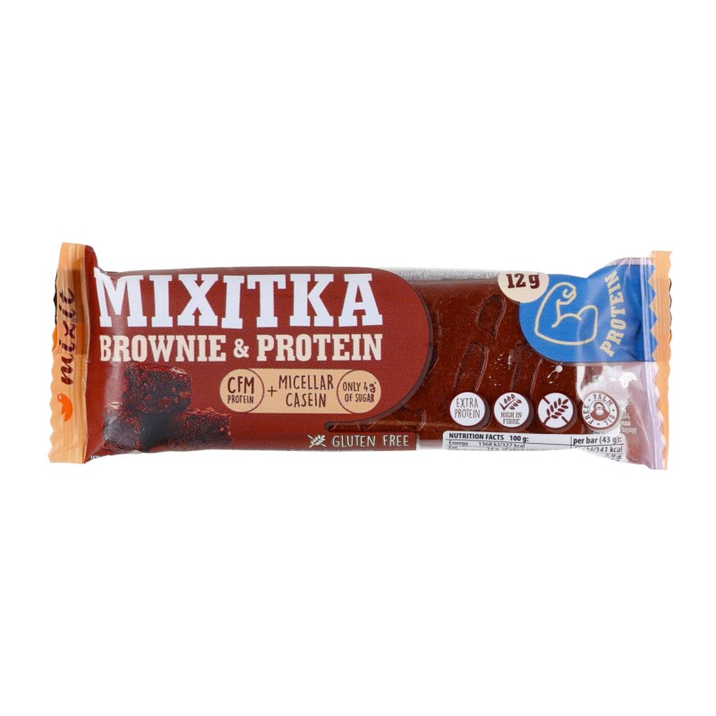 Mixitka Mixit Baton Proteinowy Brownie Bez Glutenu 43 g